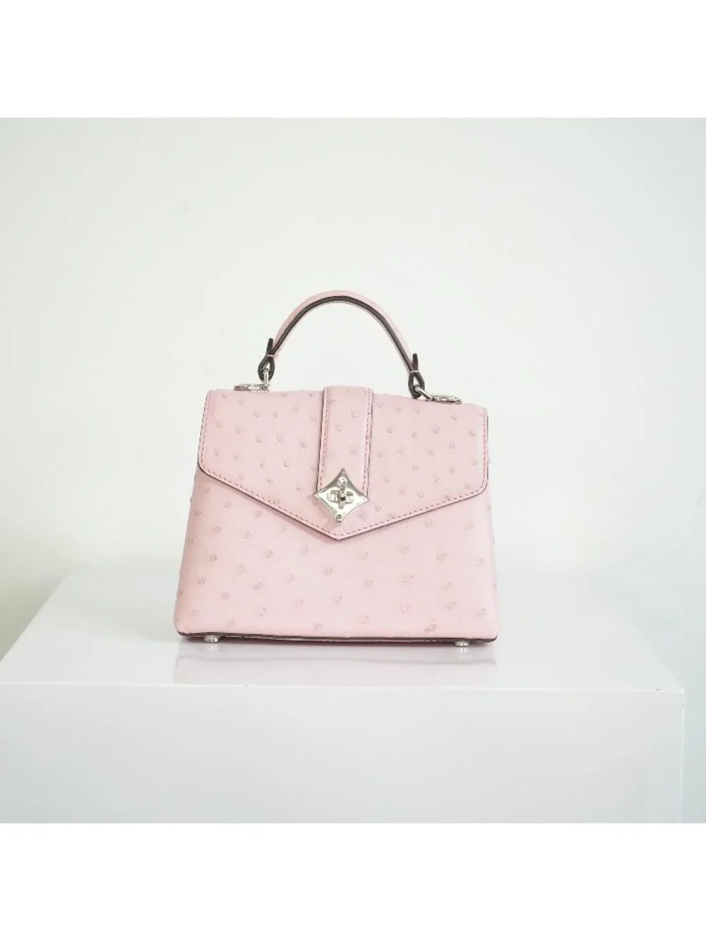 Louis Vuitton Mini Ostrich Rose De Vents ostrich skin